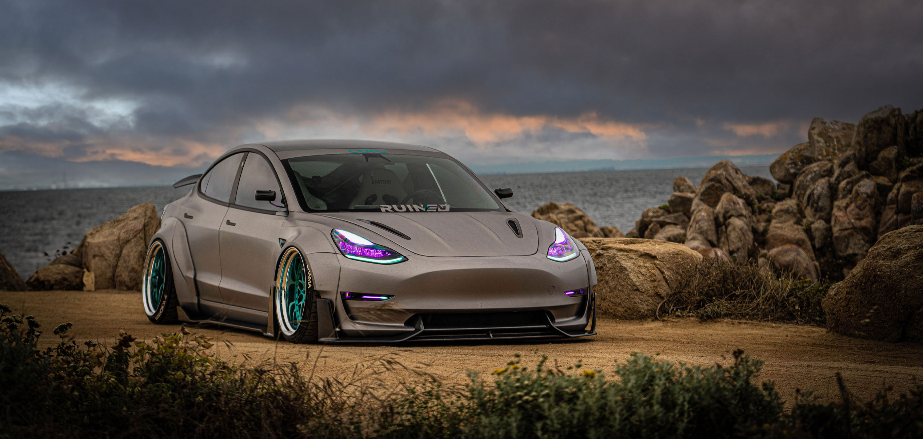 Ruined Tesla Model 3 Custom Build